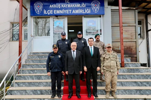 Vali Erol, Çaybaşı ve Akkuş ilçelerini bir araya geldi