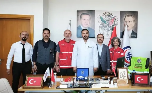 Başhekim Aydın Balcı Kızılay Heyetini Ağırladı