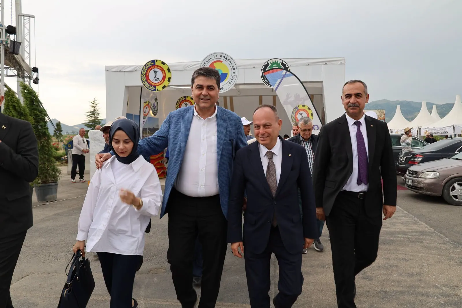 Gültekin Uysal Blok Mermer Fuarı’nı Ziyaret Etti