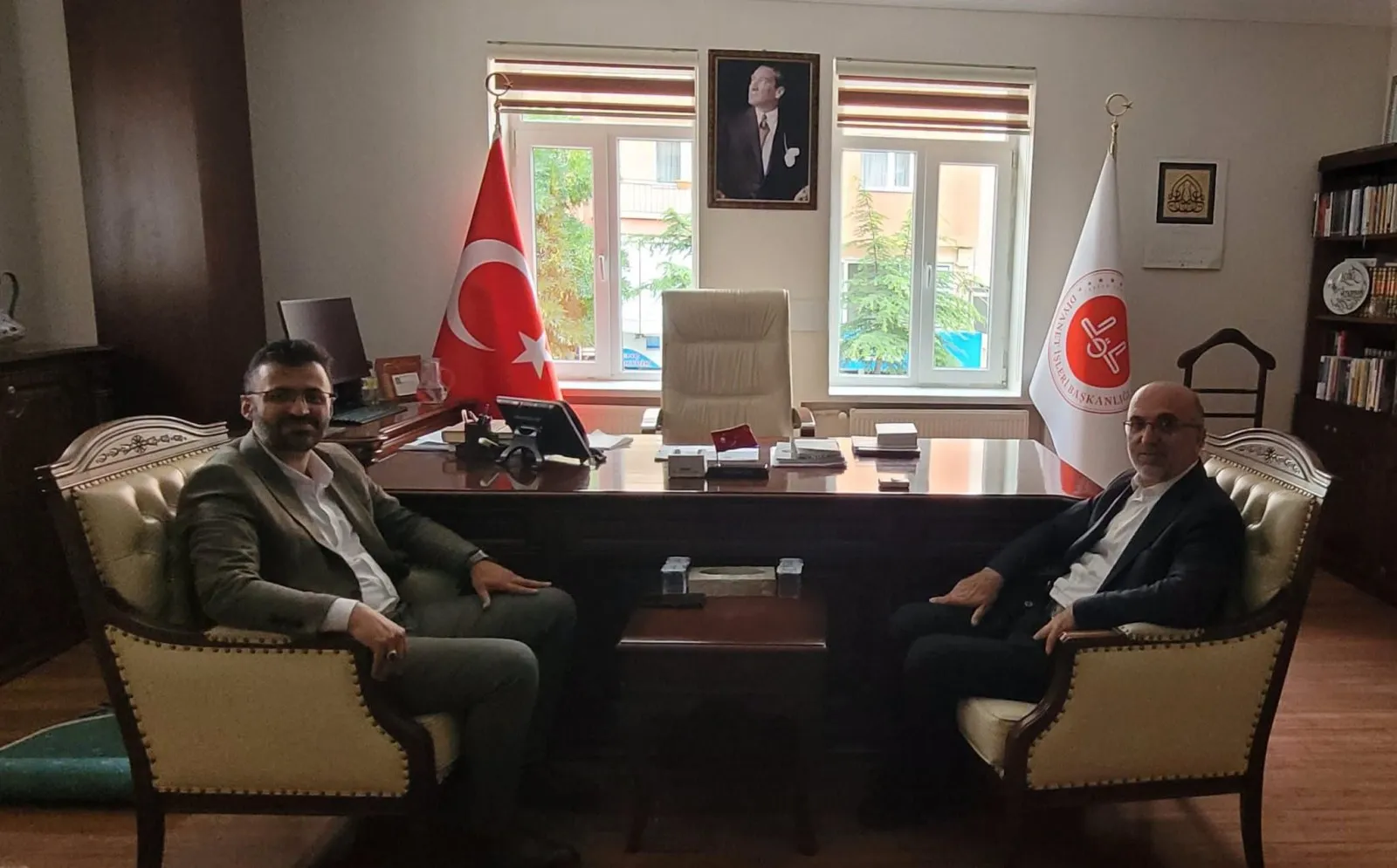 Kütahya Vakıflar Bölge Müdürü Çınar’dan İl Müftüsü İmamoğlu’na Ziyaret