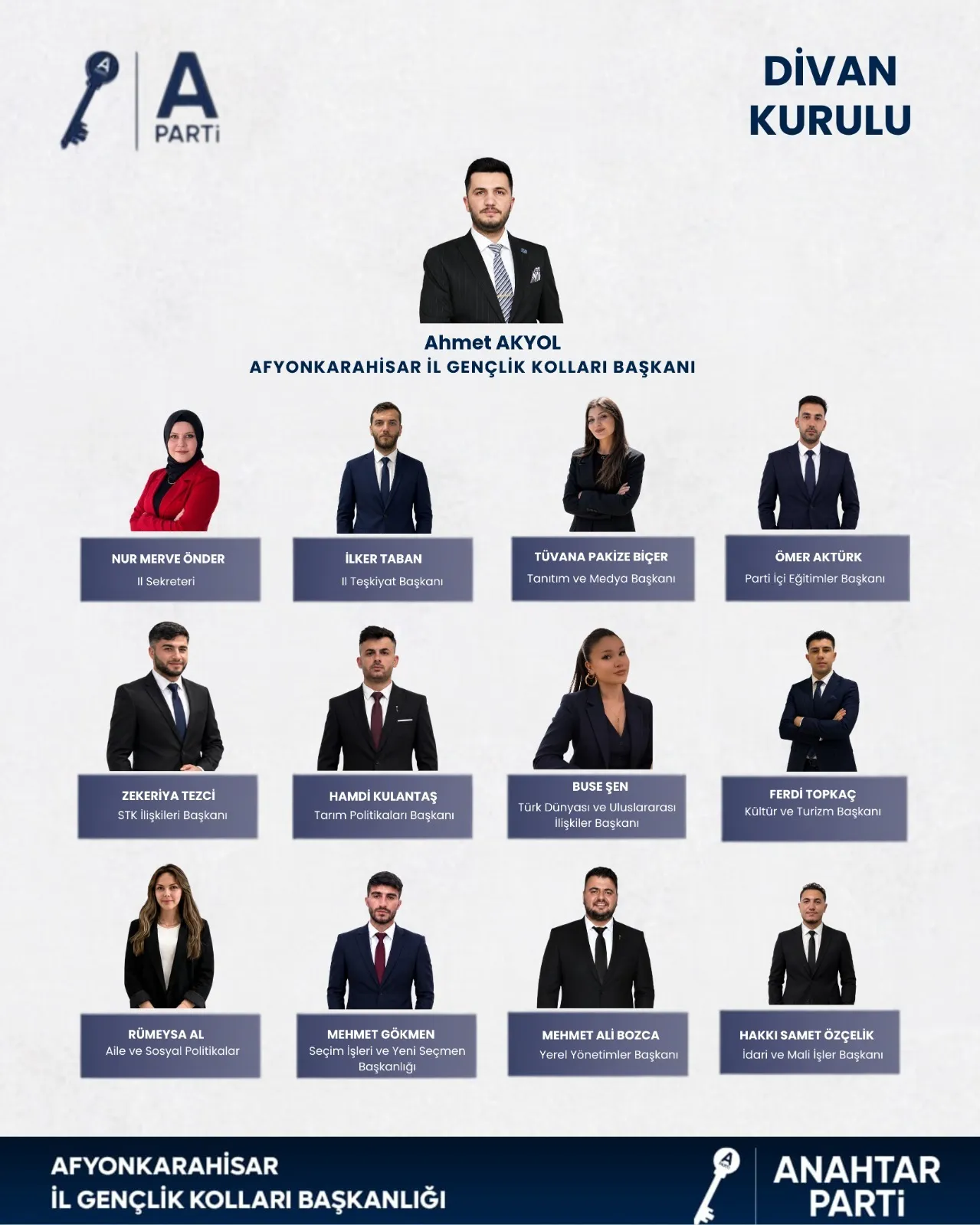 Anahtar Parti İl Gençlik Kolları Divan Kurulu Oluşturuldu
