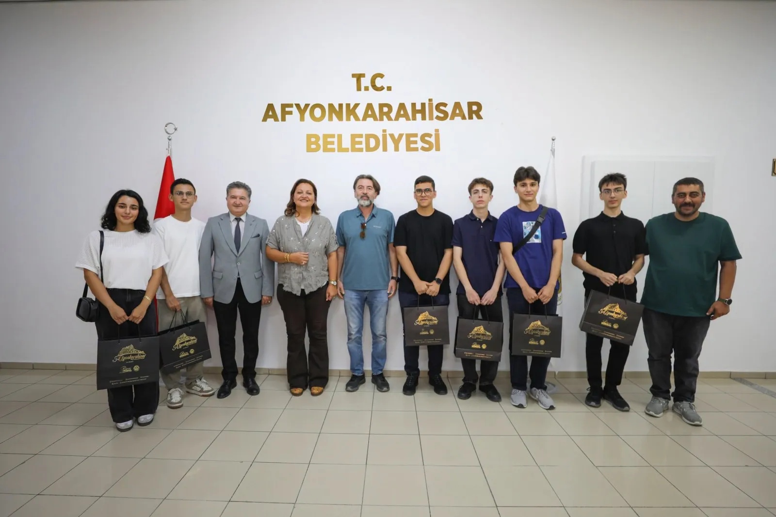 Başkan Köksal, YKS Şampiyonlarıyla Görüştü