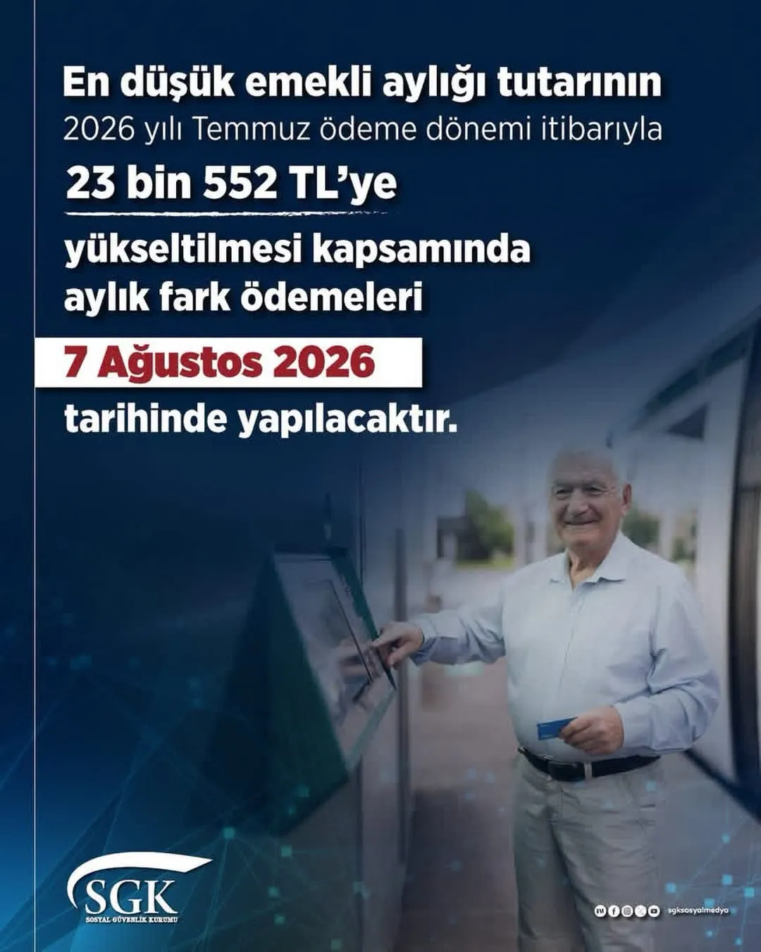 Emekli Fark Ödemeleri 7 Ağustos Cuma Günü Yapılacak