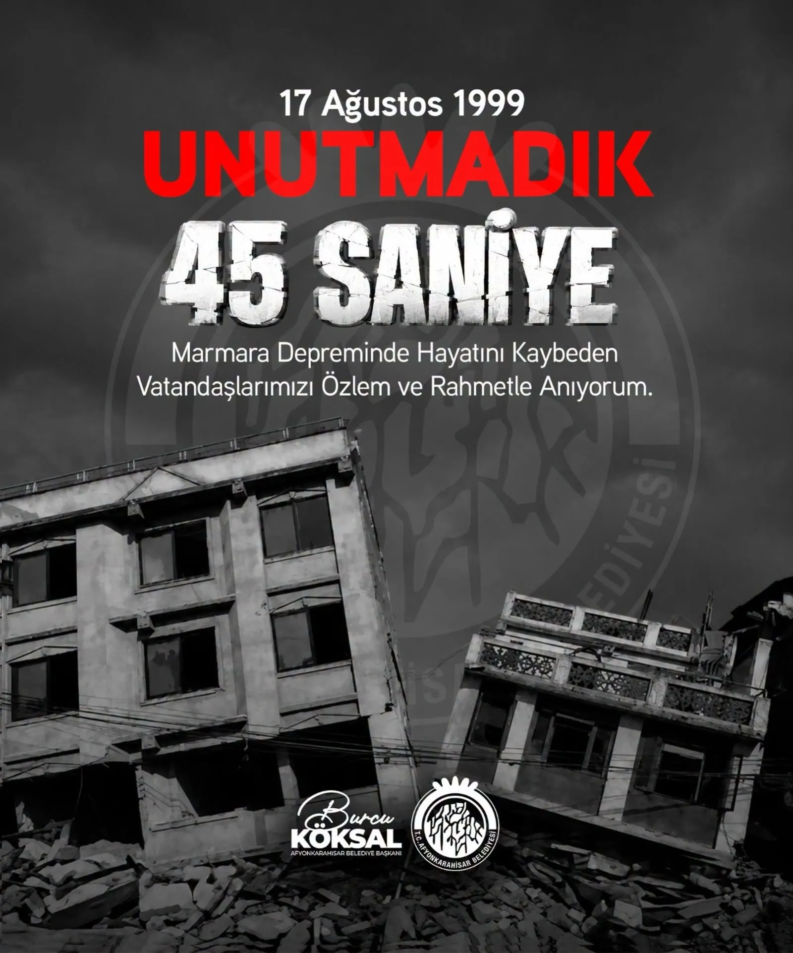 Unutmadık, unutturmayacağız!