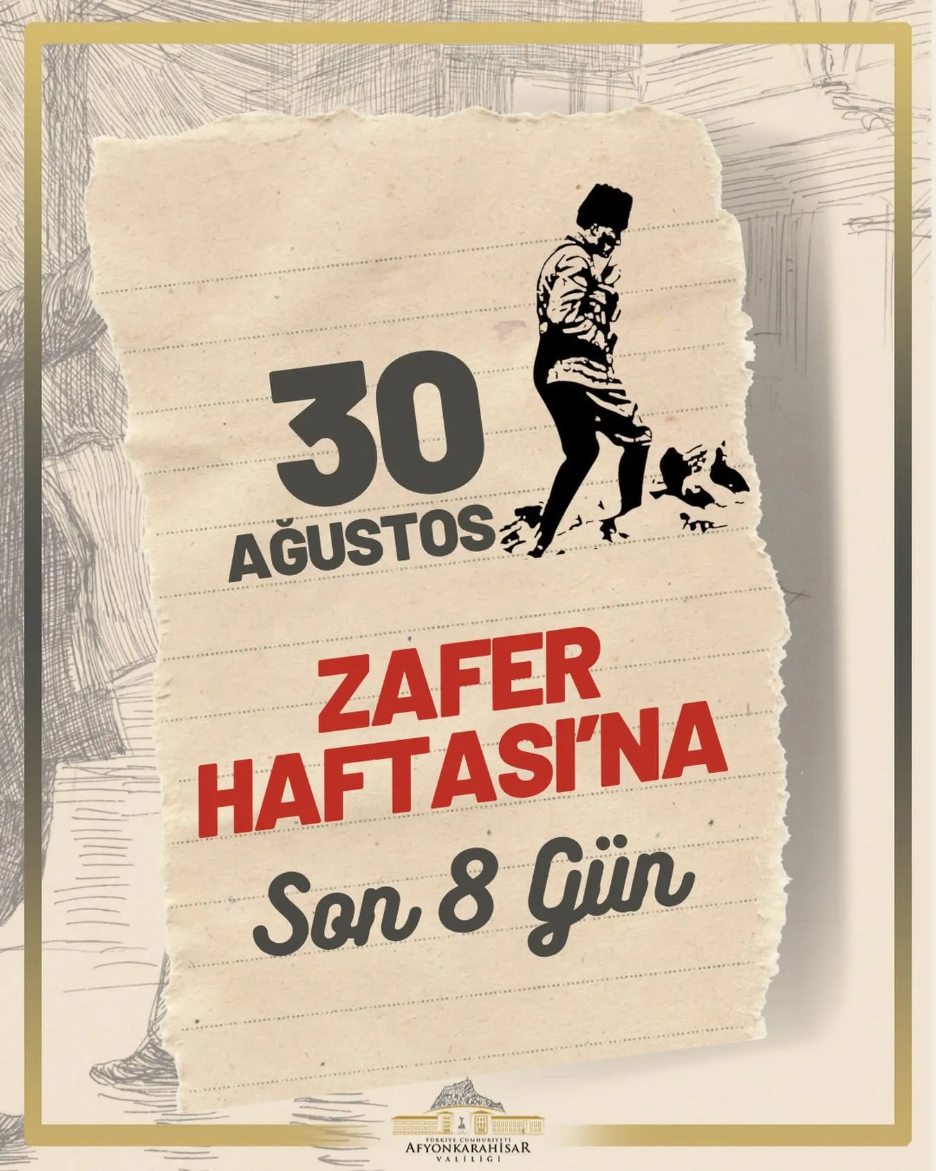 Zafer Haftasına Son 8 Gün
