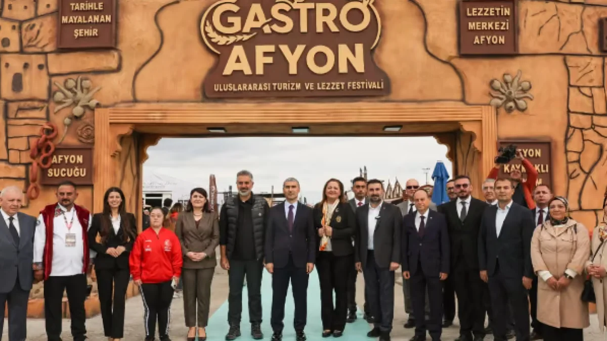 8. ULUSLARARASI GASTRO AFYON TURİZM VE LEZZET FESTİVALİ BAŞLADI