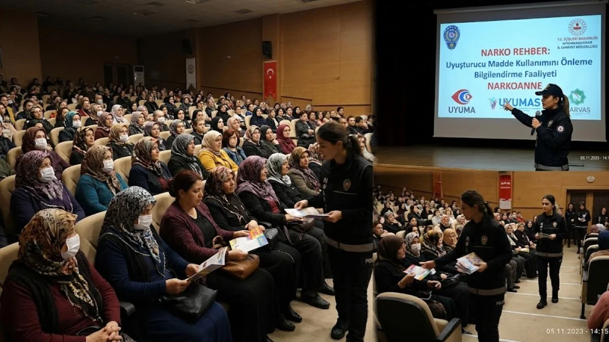 Afyonkarahisar’da Anneler Uyuşturucuyla Mücadele İçin Bir Araya Geldi: NarkoAnne Projesiyle Bilgilendirme Yapıldı