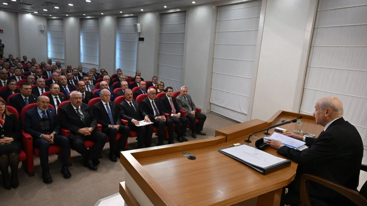 Milliyetçi Hareket Partisi (MHP) Genel Başkanı Devlet Bahçeli, 81 ilden gelen il başkanlarının katılımıyla Ankara’da